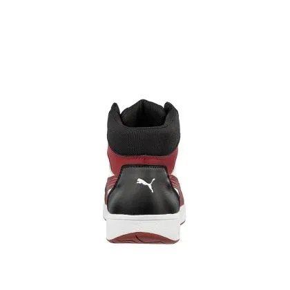 HOGE VEILIGHEIDSSCHOEN PUMA FRONTCOURT MID S3L ESD FO HRO SR  ZW/WT/RD  36